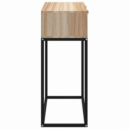 vidaXL コンソールテーブル 80x30x75 cm エンジニアリングウッド&鉄家具 テーブル アクセントテーブル エンドテーブル(代引不可)