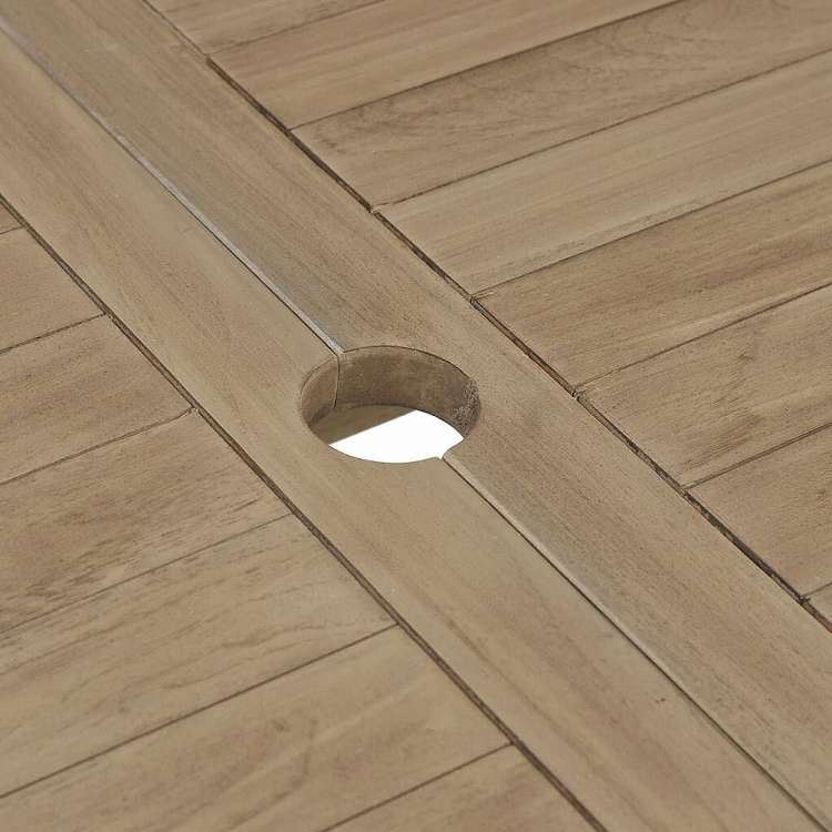 vidaXL 折りたたみガーデンテーブル グレー 120x70x75 cm チーク無垢材家具 アウトドア家具 アウトドアテーブル(代引不可)