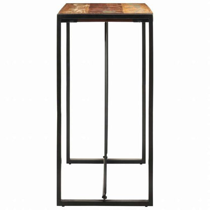 vidaXL バーテーブル 110x55x110 cm 無垢の再生材家具 テーブル キッチン・ダイニングルームテーブル(代引不可)