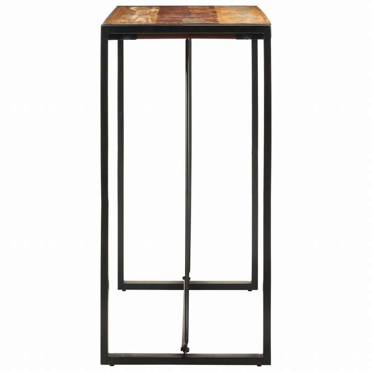 vidaXL バーテーブル 110x55x110 cm 無垢の再生材家具 テーブル キッチン・ダイニングルームテーブル(代引不可)