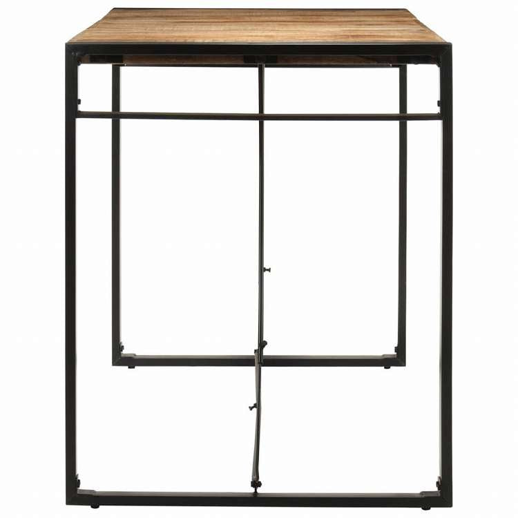 vidaXL バーテーブル 175x90x110 cm 無垢材 ラフ マンゴーウッド家具 テーブル キッチン・ダイニングルームテーブル(代引不可)