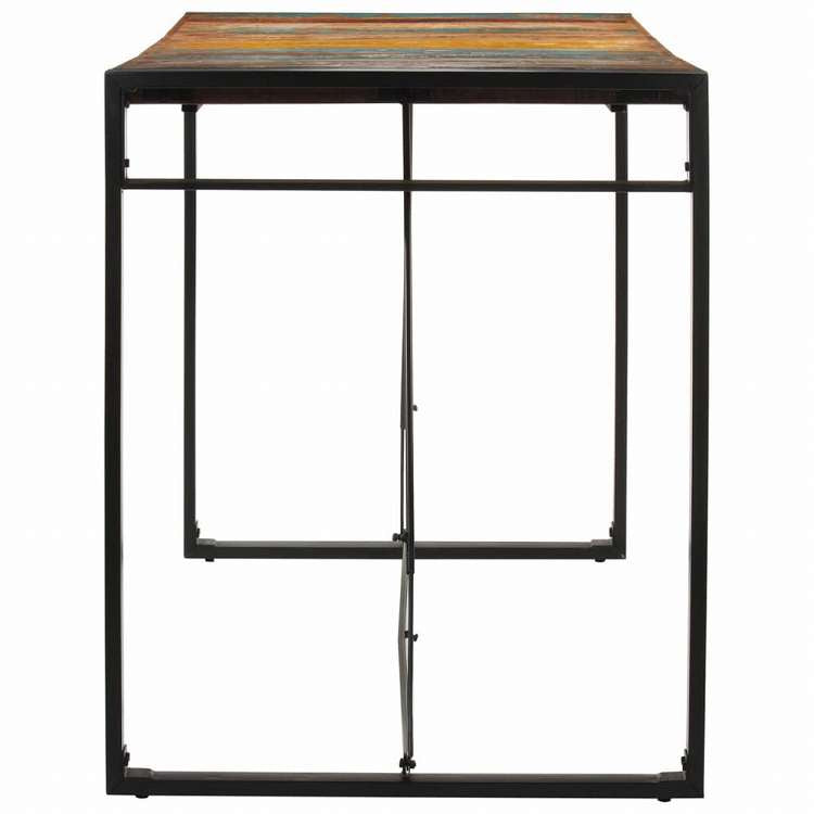 vidaXL バーテーブル 175x90x110 cm 無垢の再生材家具 テーブル キッチン・ダイニングルームテーブル(代引不可)