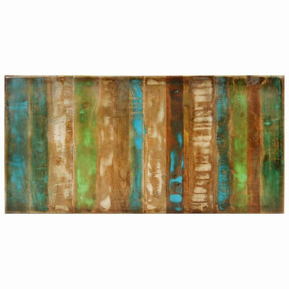 vidaXL ダイニングテーブル 180x90x76 cm 無垢の再生材家具 テーブル キッチン・ダイニングルームテーブル(代引不可)