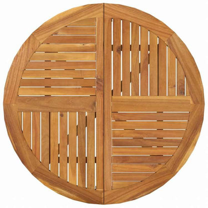 vidaXL ガーデンテーブル 直径85cm アカシア無垢材家具 アウトドア家具 アウトドアテーブル(代引不可)