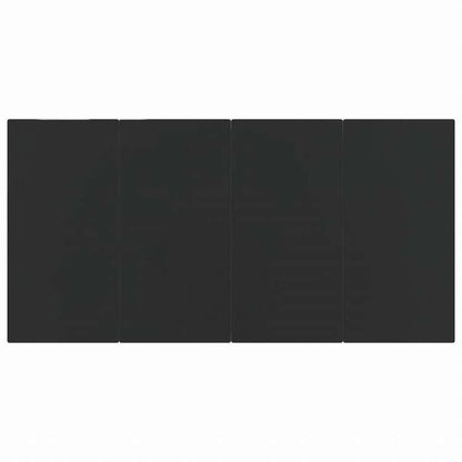 vidaXL ガーデンダイニング5点セット ブラック家具 アウトドア家具 屋外家具セット(代引不可)