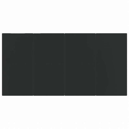 vidaXL ガーデンダイニング5点セット ブラック PVCラタン製家具 アウトドア家具 屋外家具セット(代引不可)