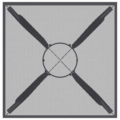 vidaXL ガーデンテーブル アントラシート 50x50x72 cm スチールメッシュ家具 アウトドア家具 アウトドアテーブル(代引不可)