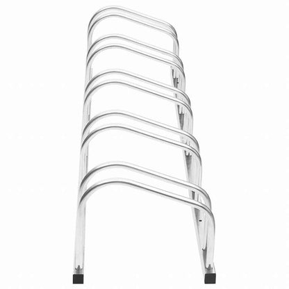 vidaXL 5台用 自転車ラック 亜鉛メッキ鋼スポーツグッズ アウトドアレクリエーション サイクリング 自転車用アクセサリ 自転車スタンド・収納(代引不可)