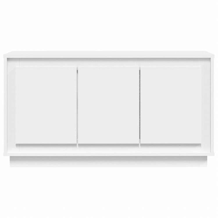 vidaXL サイドボード ホワイト 102x35x55cm エンジニアリングウッド家具 キャビネット&収納 サイドボード(代引不可)