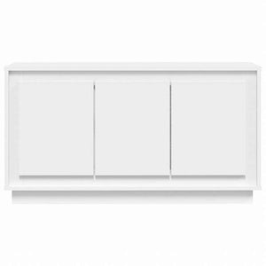 vidaXL サイドボード ホワイト 102x35x55cm エンジニアリングウッド家具 キャビネット&収納 サイドボード(代引不可)