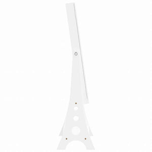 vidaXL ミラー付きジュエリーキャビネット LED ライト付き 自立型 ホワイトホーム&ガーデン デコレーション 鏡(代引不可)