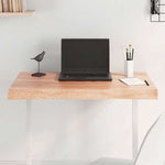vidaXL テーブルトップ ライトブラウン 80x60x(2-6) cm 加工済み無垢材 ライブエッジ家具 テーブル用品 テーブルトップ(代引不可)