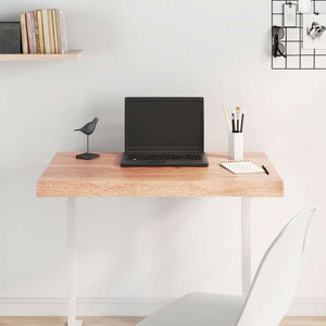 vidaXL テーブルトップ ライトブラウン 80x60x(2-6) cm 加工済み無垢材 ライブエッジ家具 テーブル用品 テーブルトップ(代引不可)