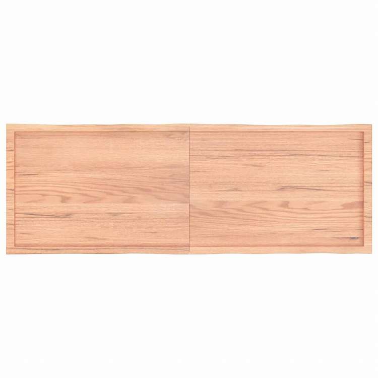 vidaXL テーブルトップ ライトブラウン 180x60x(2-4) cm 加工済み無垢材 ライブエッジ家具 テーブル用品 テーブルトップ(代引不可)