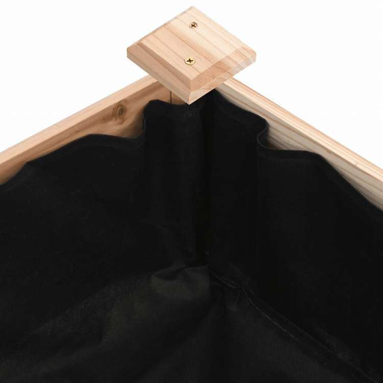 vidaXL ガーデンレイズドベッド ライナー付き 240x60x25cm モミ無垢材ホーム&ガーデン 芝&ガーデン ガーデニング 鉢植え・プランター(代引不可)