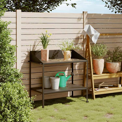 vidaXL 植物スタンド アントラシート 100x54,5x100cm 亜鉛メッキ鋼ホーム&ガーデン 芝&ガーデン ガーデニング 植物スタンド(代引不可)