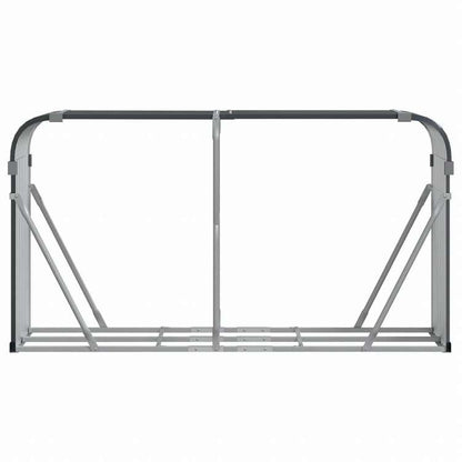 vidaXL 薪ホルダー アントラシート 180x45x100cm 亜鉛メッキ鋼ホーム&ガーデン 暖炉・木製ストーブ用品 丸太ラック・キャリーバッグ(代引不可)