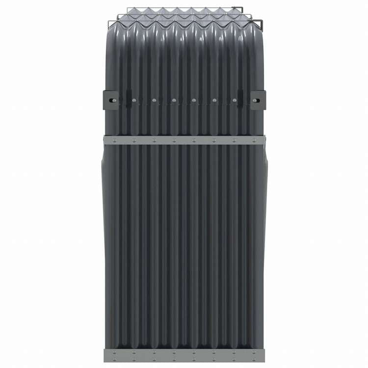 vidaXL 薪ホルダー アントラシート 180x45x100cm 亜鉛メッキ鋼ホーム&ガーデン 暖炉・木製ストーブ用品 丸太ラック・キャリーバッグ(代引不可)