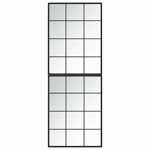 vidaXL ウォールミラー 2点 80x60cm 金属製ホーム&ガーデン デコレーション 鏡(代引不可)