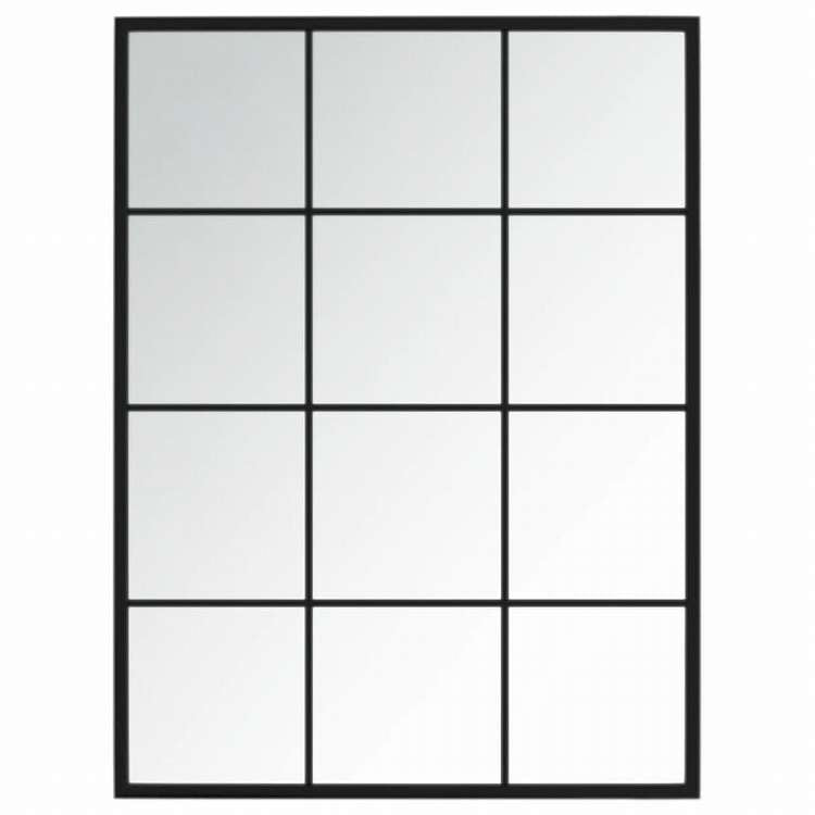 vidaXL ウォールミラー 2点 80x60cm 金属製ホーム&ガーデン デコレーション 鏡(代引不可)