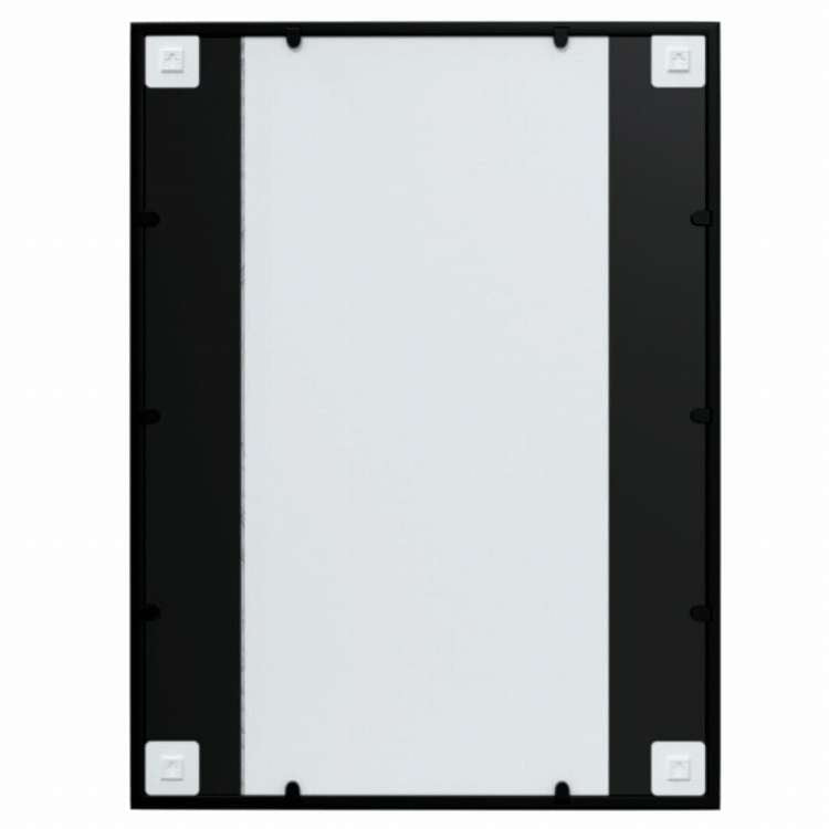 vidaXL ウォールミラー 2点 80x60cm 金属製ホーム&ガーデン デコレーション 鏡(代引不可)