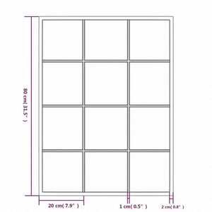 vidaXL ウォールミラー 2点 80x60cm 金属製ホーム&ガーデン デコレーション 鏡(代引不可)