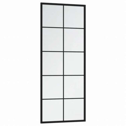 vidaXL ウォールミラー 2点 ブラック 100x40cm 金属製ホーム&ガーデン デコレーション 鏡(代引不可)