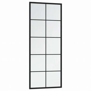 vidaXL ウォールミラー 2点 ブラック 100x40cm 金属製ホーム&ガーデン デコレーション 鏡(代引不可)