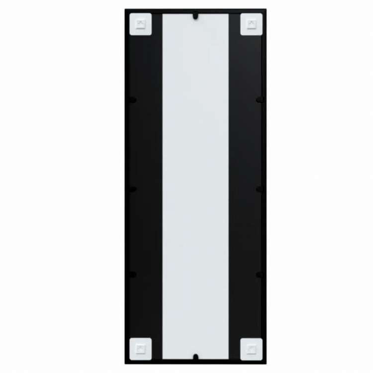 vidaXL ウォールミラー 2点 ブラック 100x40cm 金属製ホーム&ガーデン デコレーション 鏡(代引不可)