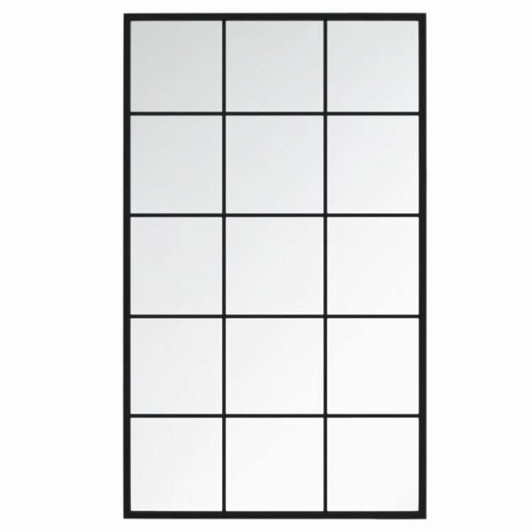 vidaXL ウォールミラー 2点 100x60cm 金属製ホーム&ガーデン デコレーション 鏡(代引不可)