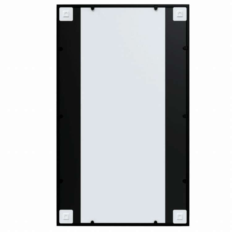 vidaXL ウォールミラー 2点 100x60cm 金属製ホーム&ガーデン デコレーション 鏡(代引不可)
