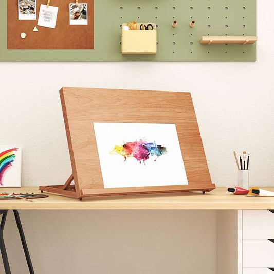 vidaXL テーブルイーゼル 65x48x7cm ブナ無垢材オフィス用品 プレゼンテーション イーゼル(代引不可)