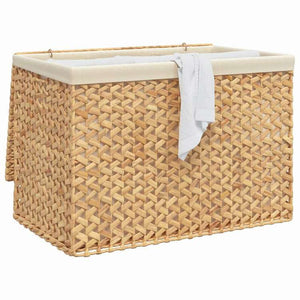 vidaXL ランドリーバスケット 3分割 75x42.5x52 cm ホテイアオイホーム&ガーデン 家事用品 ランドリー用品 洗濯かご(代引不可)