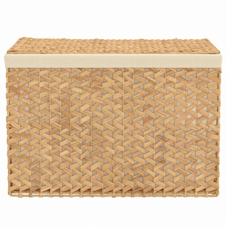 vidaXL ランドリーバスケット 3分割 75x42.5x52 cm ホテイアオイホーム&ガーデン 家事用品 ランドリー用品 洗濯かご(代引不可)