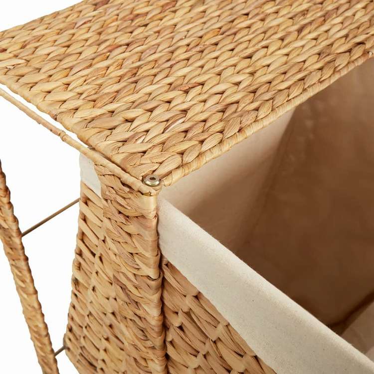 vidaXL ランドリーバスケット 44x34x64 cm ホテイアオイホーム&ガーデン 家事用品 ランドリー用品 洗濯かご(代引不可)