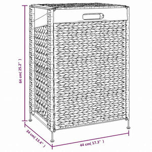 vidaXL ランドリーバスケット 44x34x64 cm ホテイアオイホーム&ガーデン 家事用品 ランドリー用品 洗濯かご(代引不可)