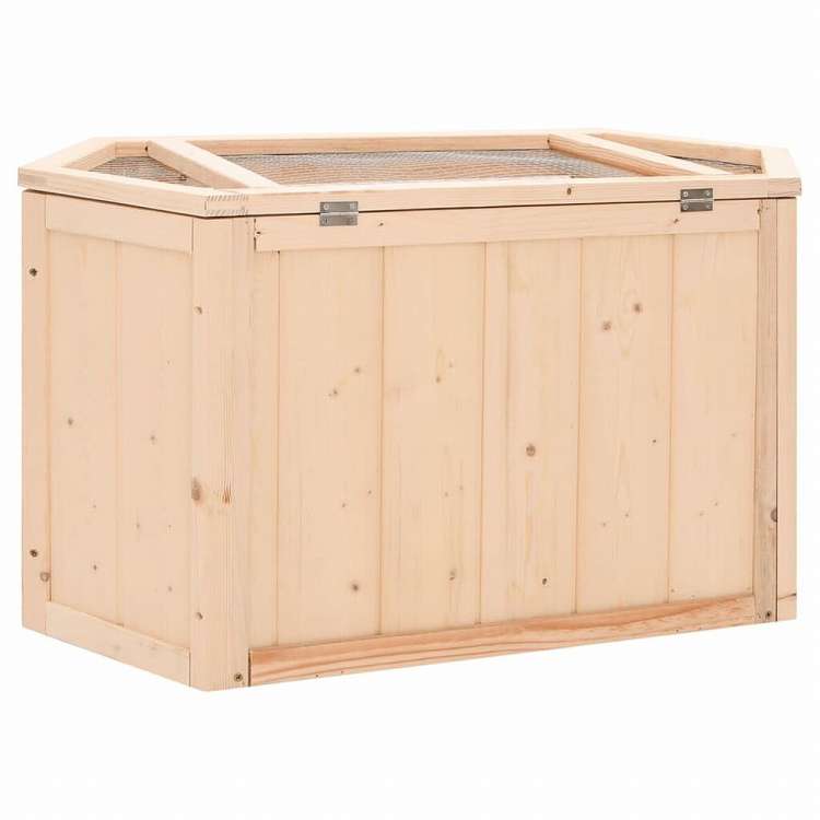 vidaXL ハムスターケージ 80x40x43cm モミ無垢材動物&ペット用品 ペット用品 小動物用品 小動物 飼育・ケージ(代引不可)