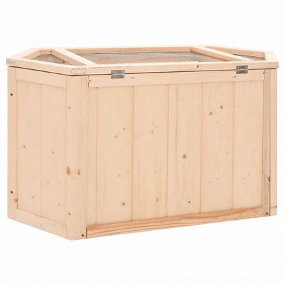vidaXL ハムスターケージ 80x40x43cm モミ無垢材動物&ペット用品 ペット用品 小動物用品 小動物 飼育・ケージ(代引不可)