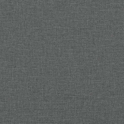 vidaXL ソファ3点セット クッション付 ダークグレー 布張り家具 ソファ(代引不可)