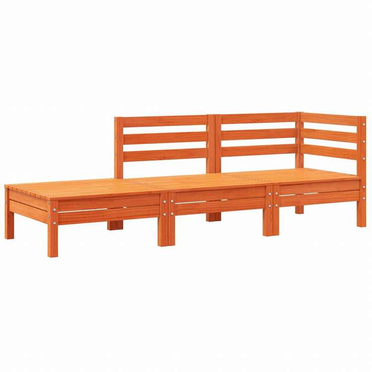 vidaXL 2人掛ガーデンソファ クッション&フットスツール付き家具 アウトドア家具 屋外椅子 屋外用組み合わせソファセット(代引不可)