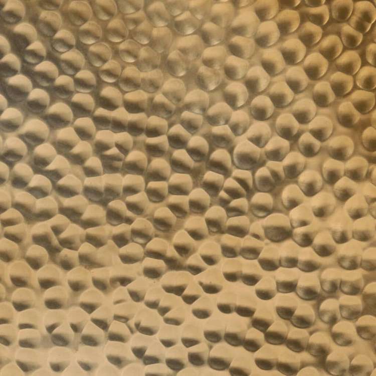 vidaXL コーヒーテーブル 槌目仕上げのアルミニウム O50x30cm 真ちゅう色家具 テーブル アクセントテーブル コーヒーテーブル(代引不可)