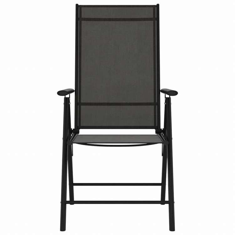 vidaXL ガーデンダイニング7点セット ブラック アルミニウム製家具 アウトドア家具 屋外家具セット(代引不可)