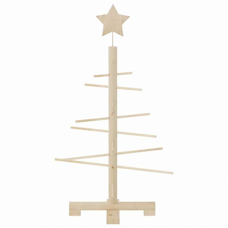 vidaXL 木製クリスマスツリー デコレーション用 75cm パイン無垢材ホーム&ガーデン デコレーション シーズン&ホリデーデコレーション クリスマスツリー(代引不可)