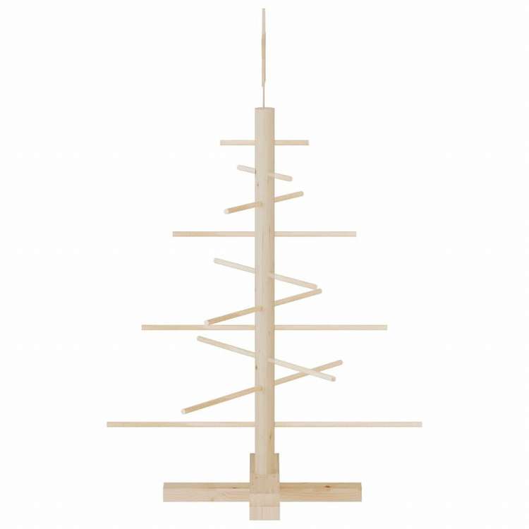 vidaXL 木製クリスマスツリー デコレーション用 75cm パイン無垢材ホーム&ガーデン デコレーション シーズン&ホリデーデコレーション クリスマスツリー(代引不可)