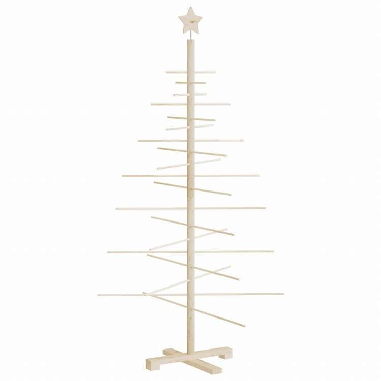 vidaXL 木製クリスマスツリー デコレーション用 150cm パイン無垢材ホーム&ガーデン デコレーション シーズン&ホリデーデコレーション クリスマスツリー(代引不可)