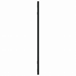 vidaXL ウォールミラー ブラック 60x60 cm 正方形 鉄製ホーム&ガーデン デコレーション 鏡(代引不可)