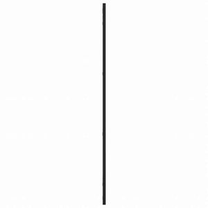 vidaXL ウォールミラー ブラック 50x100 cm 長方形 鉄製ホーム&ガーデン デコレーション 鏡(代引不可)