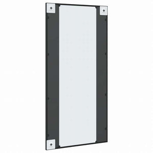 vidaXL ウォールミラー ブラック 50x100 cm 長方形 鉄製ホーム&ガーデン デコレーション 鏡(代引不可)