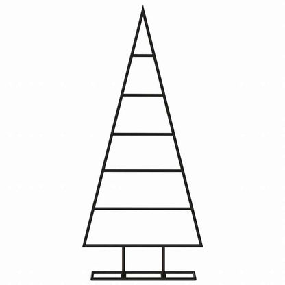 vidaXL 金属製クリスマスツリー デコレーション用 ブラック 90cmホーム&ガーデン デコレーション シーズン&ホリデーデコレーション クリスマスツリー(代引不可)