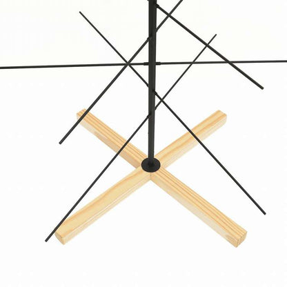 vidaXL 金属製クリスマスツリー 木製ベース付き ブラック 150cmホーム&ガーデン デコレーション シーズン&ホリデーデコレーション クリスマスツリー(代引不可)